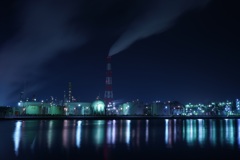工場夜景