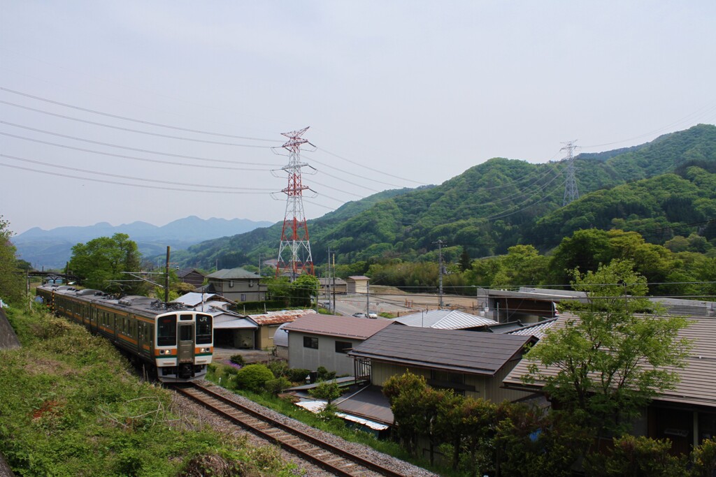 電車が来た！
