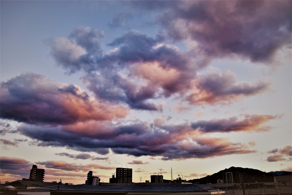 福岡の夕焼け