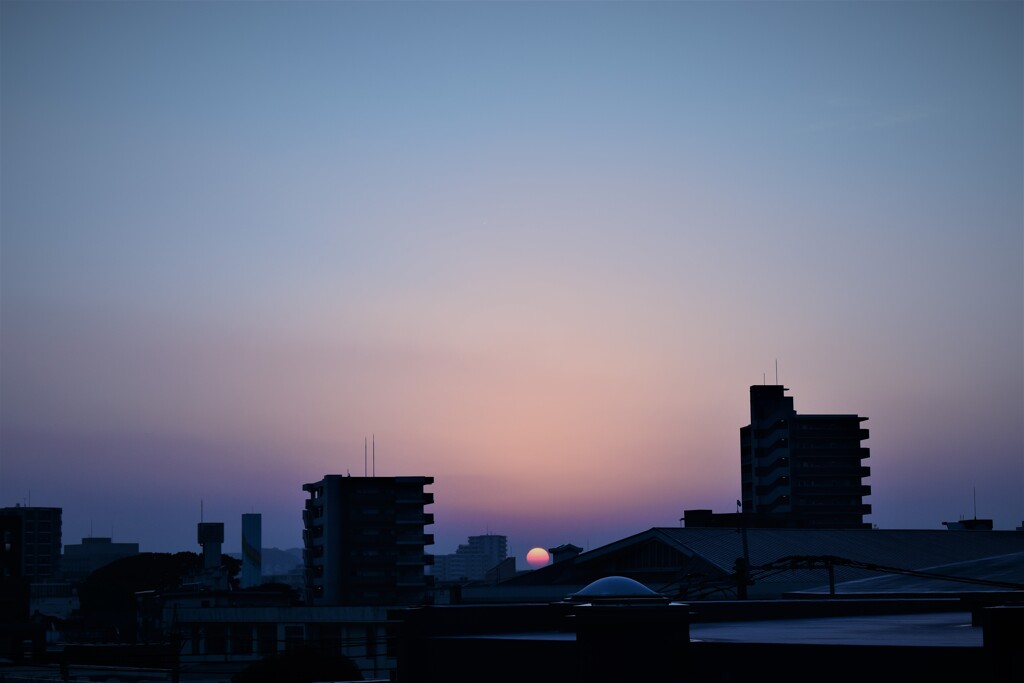 年末の日の出