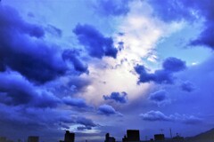 夕方の福岡