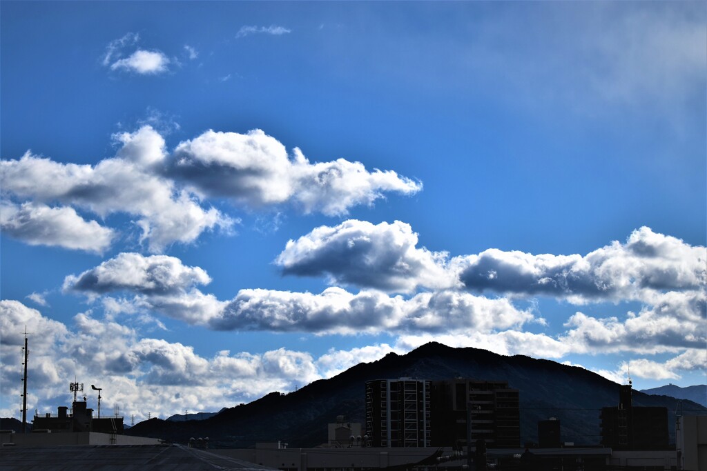 久しぶりの空雲