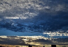 福岡の秋空