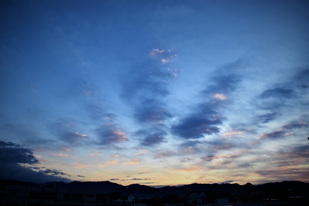 夕方の福岡空