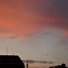 夕方の茜色雲