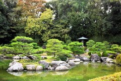 日本庭園と紅葉(1)