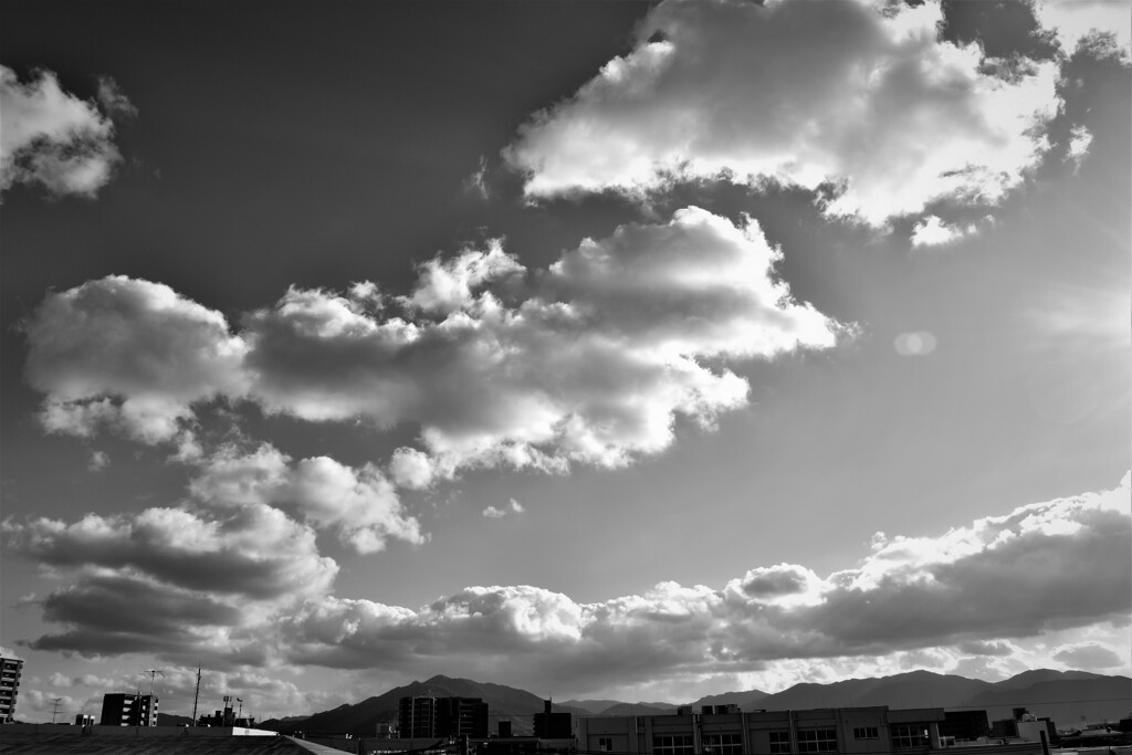 流れる雲