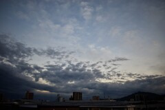福岡の寒空