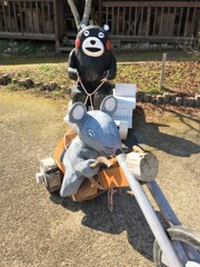木彫りのくまモン