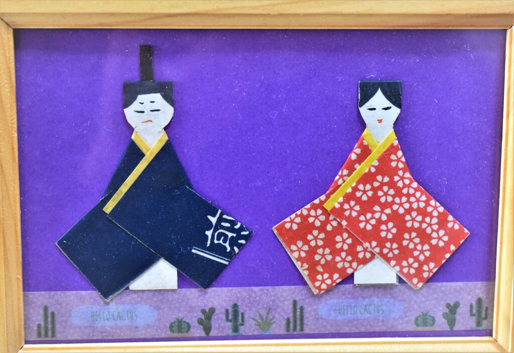 切り絵のお雛様