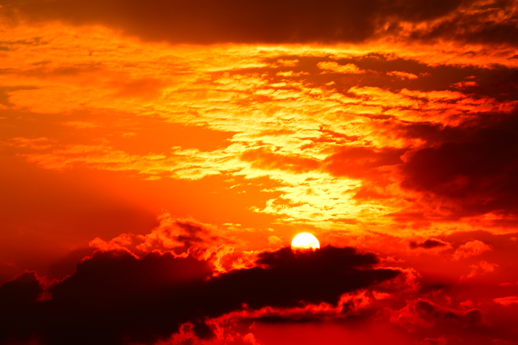 福岡の夕焼け2