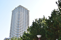 福岡　百道の高層マンション
