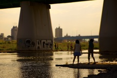 夕暮れ
