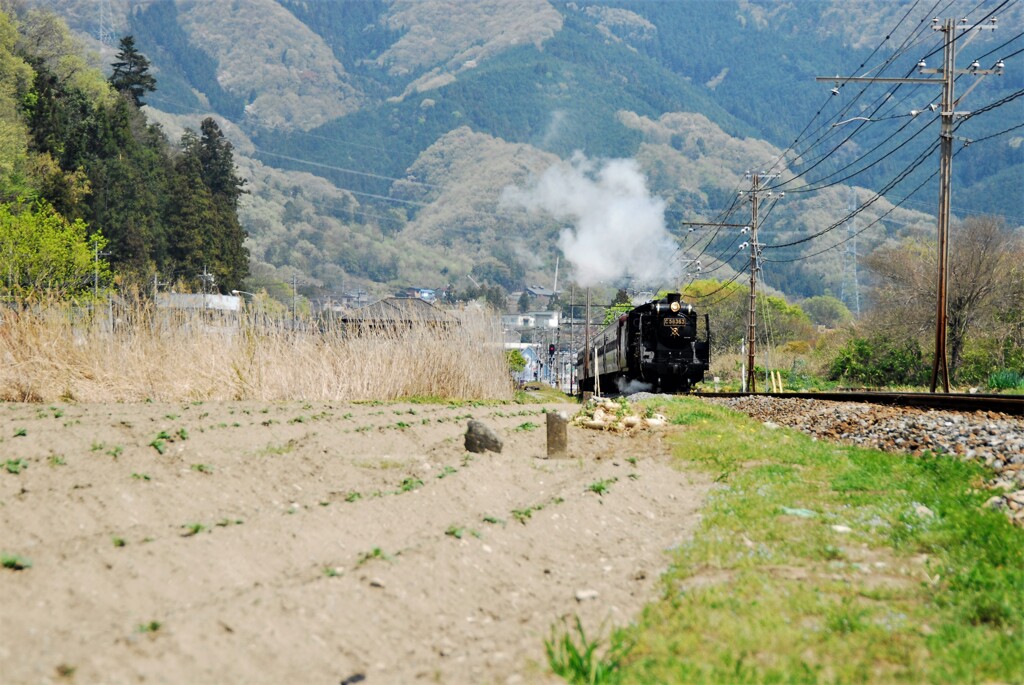 SL C58  機関車　秩父鉄道