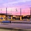 カンパニャン駅の朝焼け
