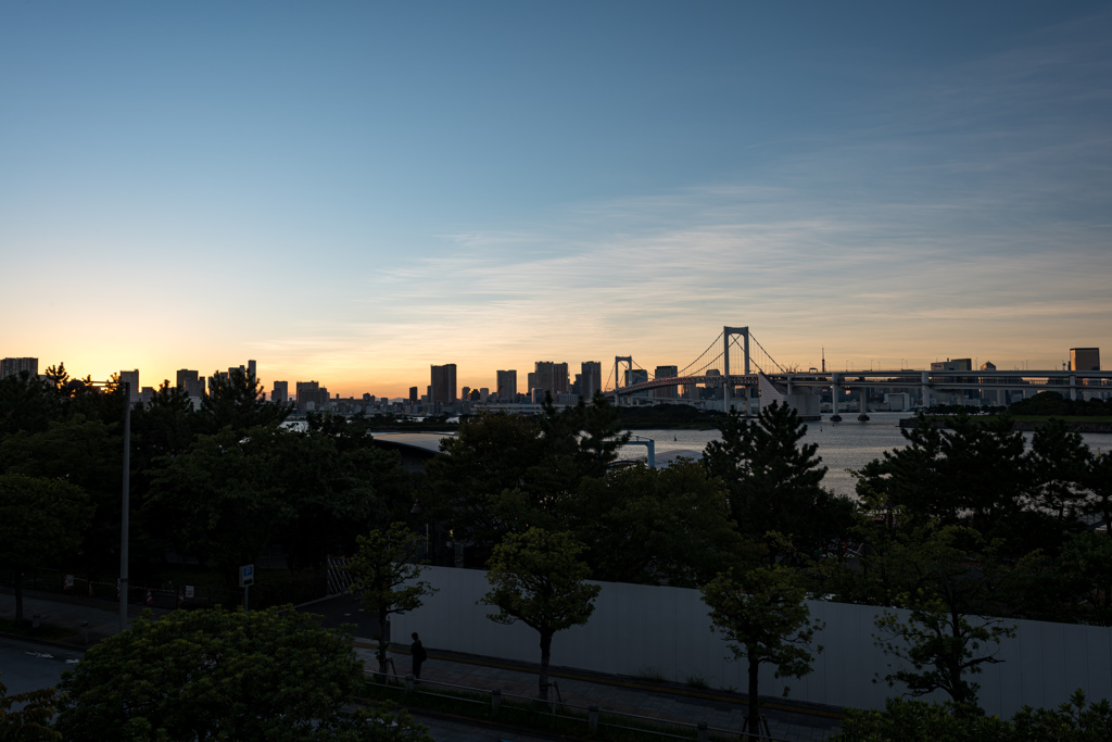 お台場夕景