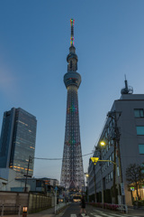 東京スカイツリー夕景２