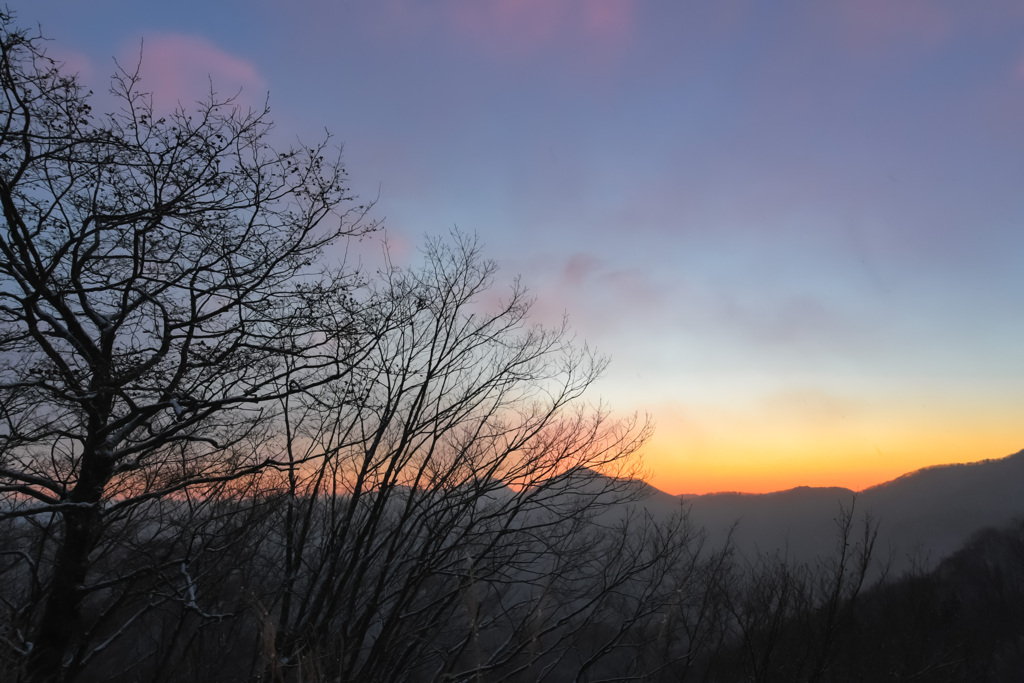 年の瀬の日光いろは坂朝景３