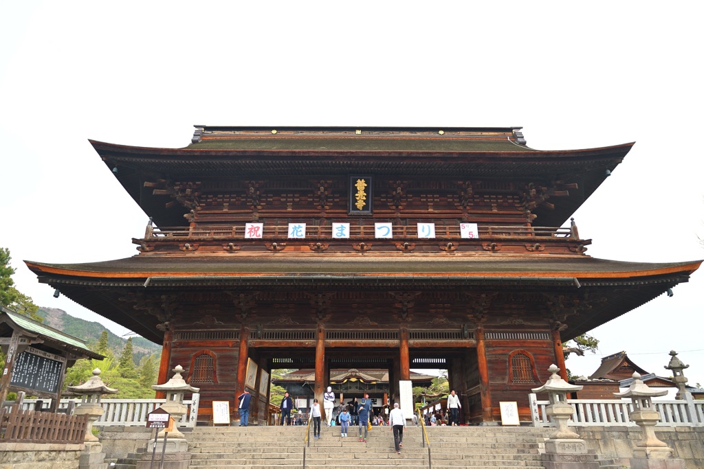 信州善光寺山門（三門）