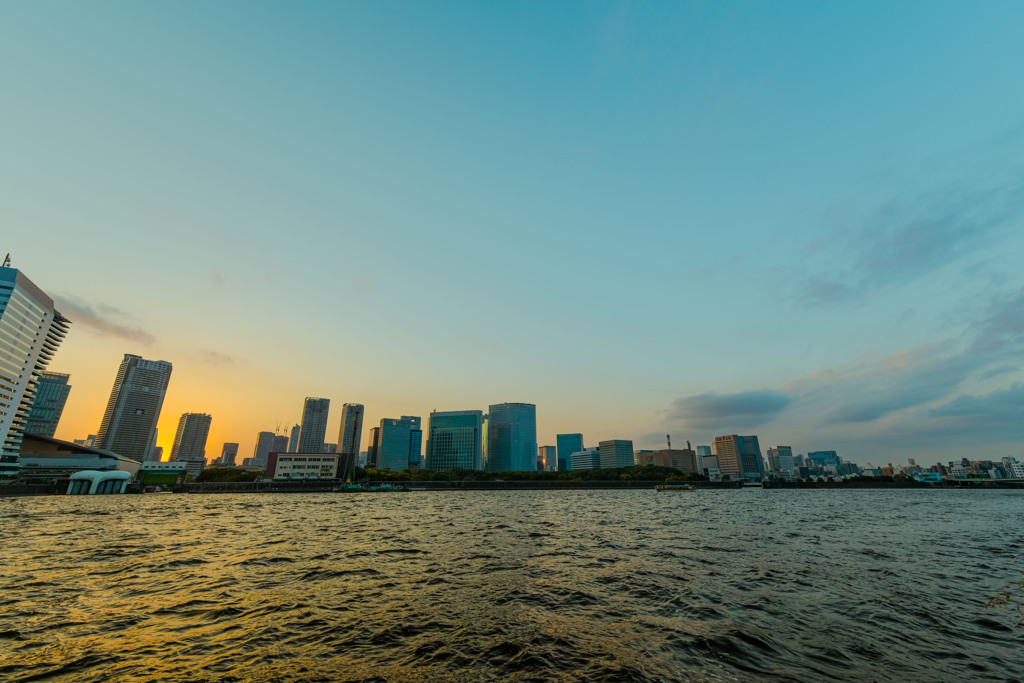 隅田川夕景