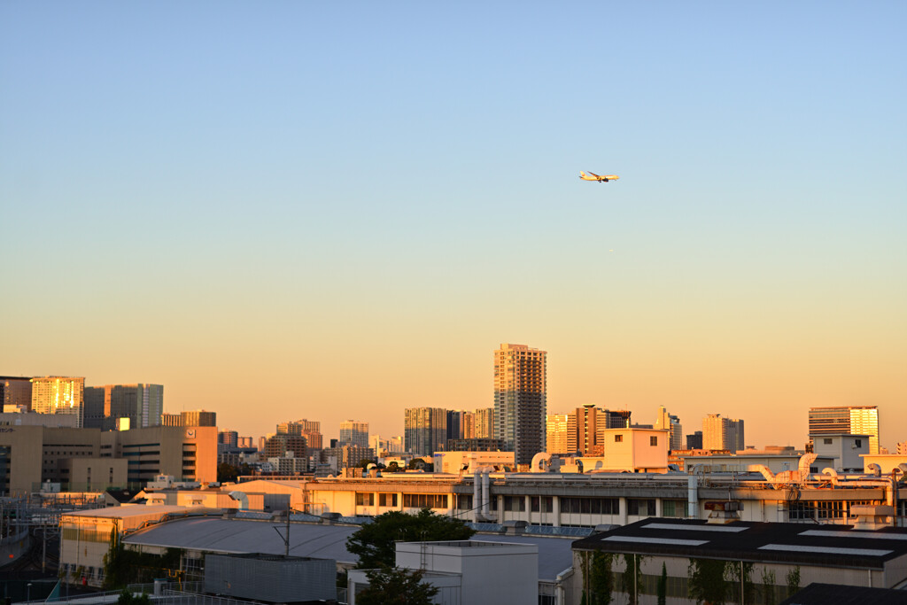 夕刻の街