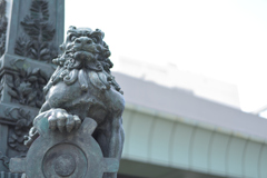 日本橋の獅子像