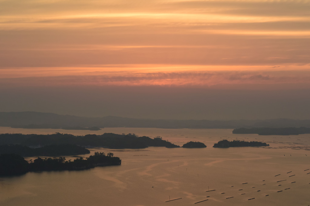 松島湾の夕景（第三章Ⅲ）