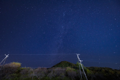 大野展望台からの星空