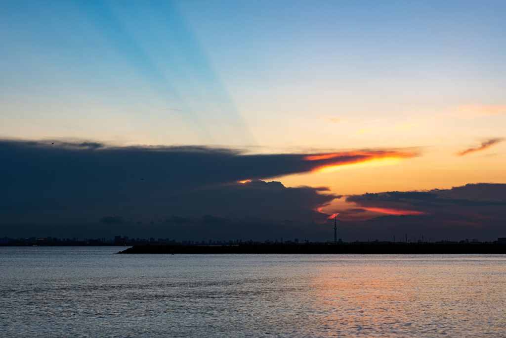 稲毛海岸夕景３