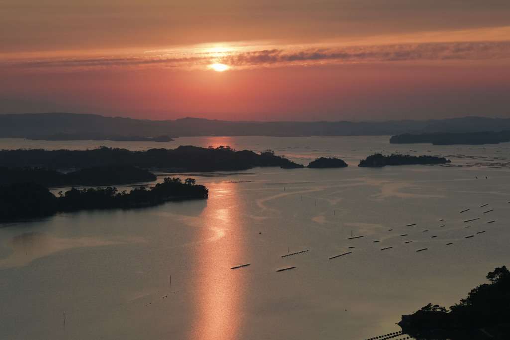 松島湾の夕景（第一章Ⅲ）