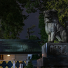 狛犬（獅子）の睨み