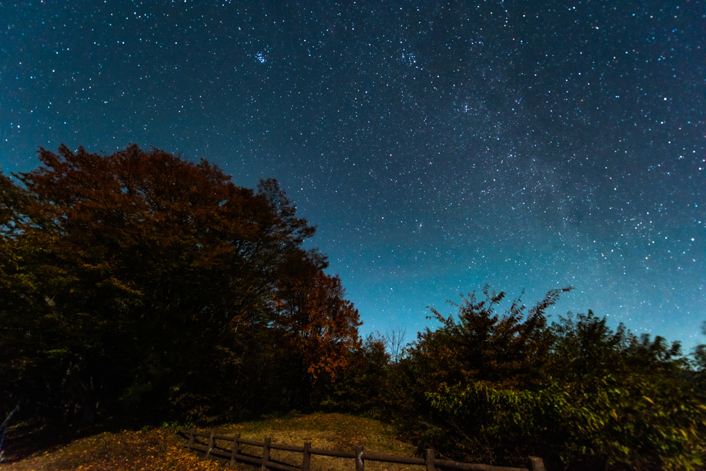 2021秋・座頭ころばし展望台の星空