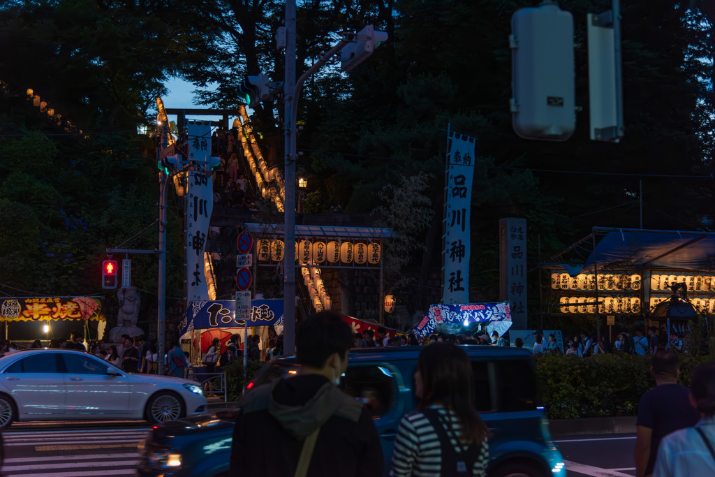 品川神社例大祭の夜５