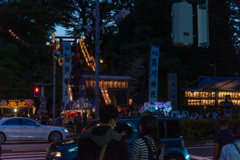 品川神社例大祭の夜５