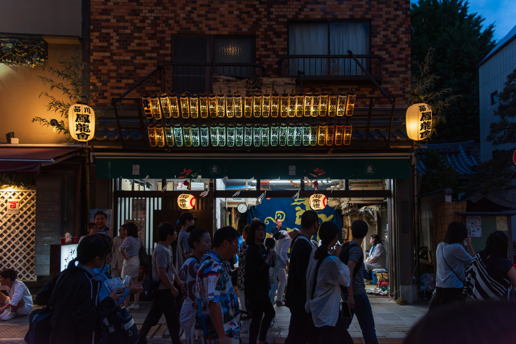 品川神社例大祭の夜２