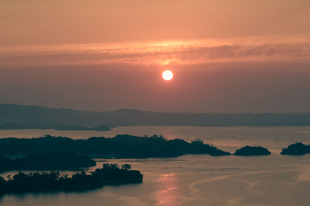 松島湾の夕景（第二章Ⅲ）