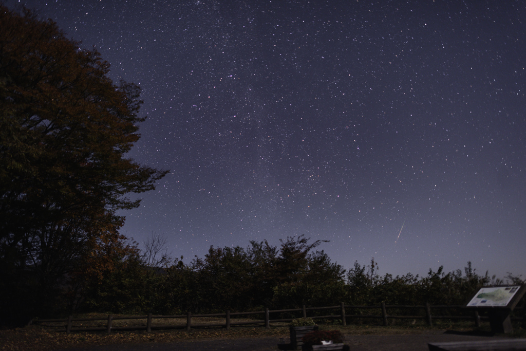 座頭ころばし展望台からの星空２