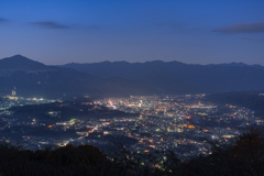 夜景（秩父市街の灯り）２