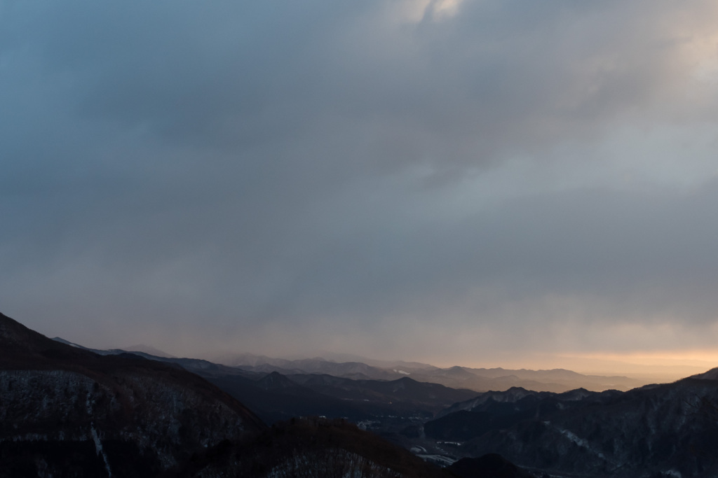 冬の奥日光朝景