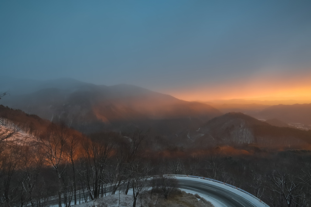 年の瀬の日光いろは坂朝景５