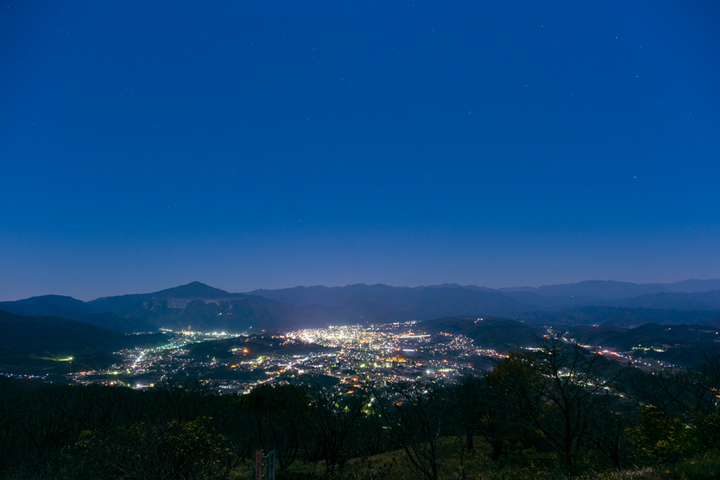 夜景（秩父市街の灯り）