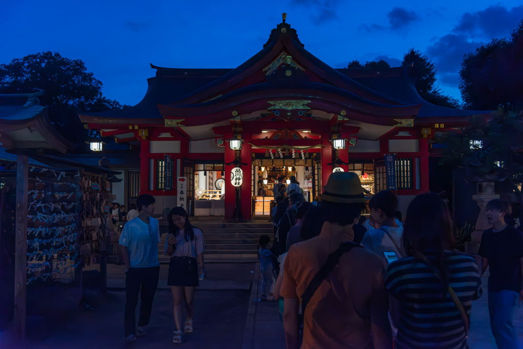 品川神社例大祭の夜７