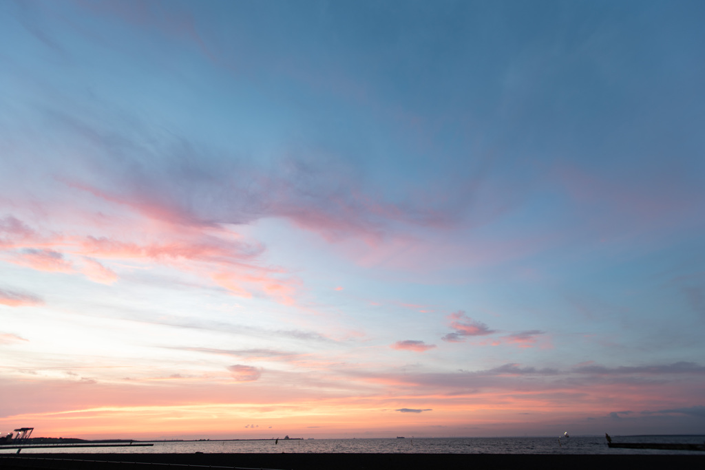 夜明け前の城南島海浜公園４