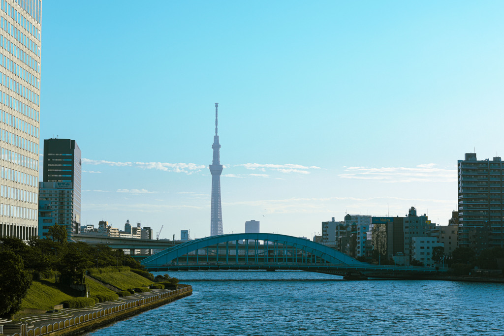 隅田川朝景色