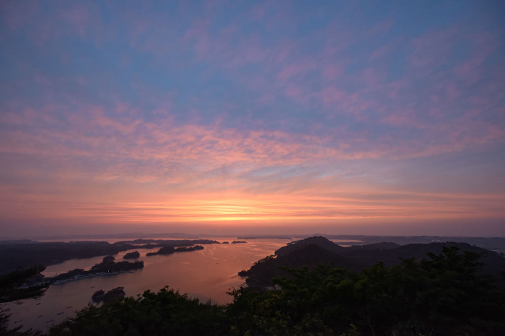 松島湾の夕景（第四章Ⅱ）