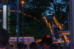 品川神社例大祭の夜４