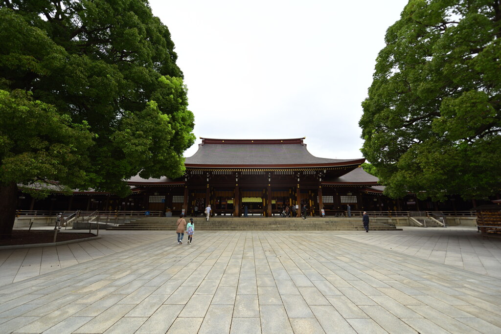 明治神宮外拝殿