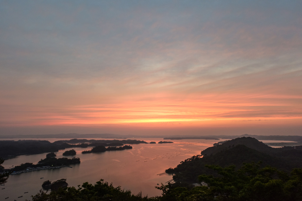 松島湾の夕景（第四章Ⅲ）