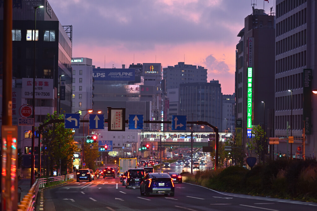 五反田夕景