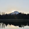 伯耆富士の朝日